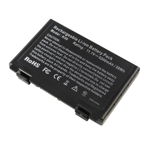 70NLF1B2000Z, 90-NLF1B2000Y replacement Laptop Battery for Asus F52, F82, 6 cells, 11.1 V, 5200 Mah