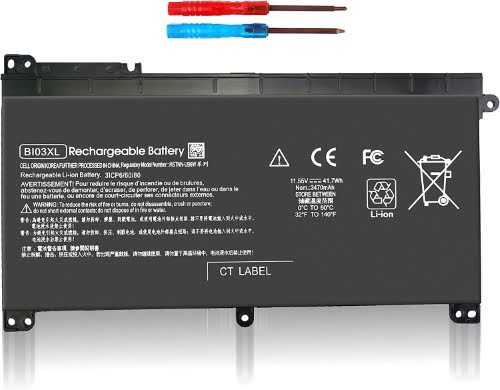 843537-541, 844203-850 replacement Laptop Battery for HP Pavilion X360 13-u000, Pavilion X360 13-u013TU 13-u014TU, 3470mah / 41.7wh, 11.55v