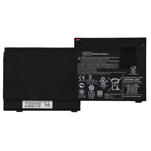 716726-1C1, 716726-421 replacement Laptop Battery for HP EliteBook 720 G1 Series, EliteBook 720 G2 Series, 11.25v, 3950wh/46wh